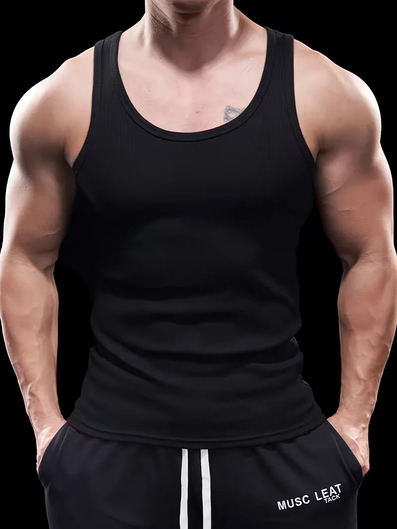 Slim Fit Ribbed Tank Top