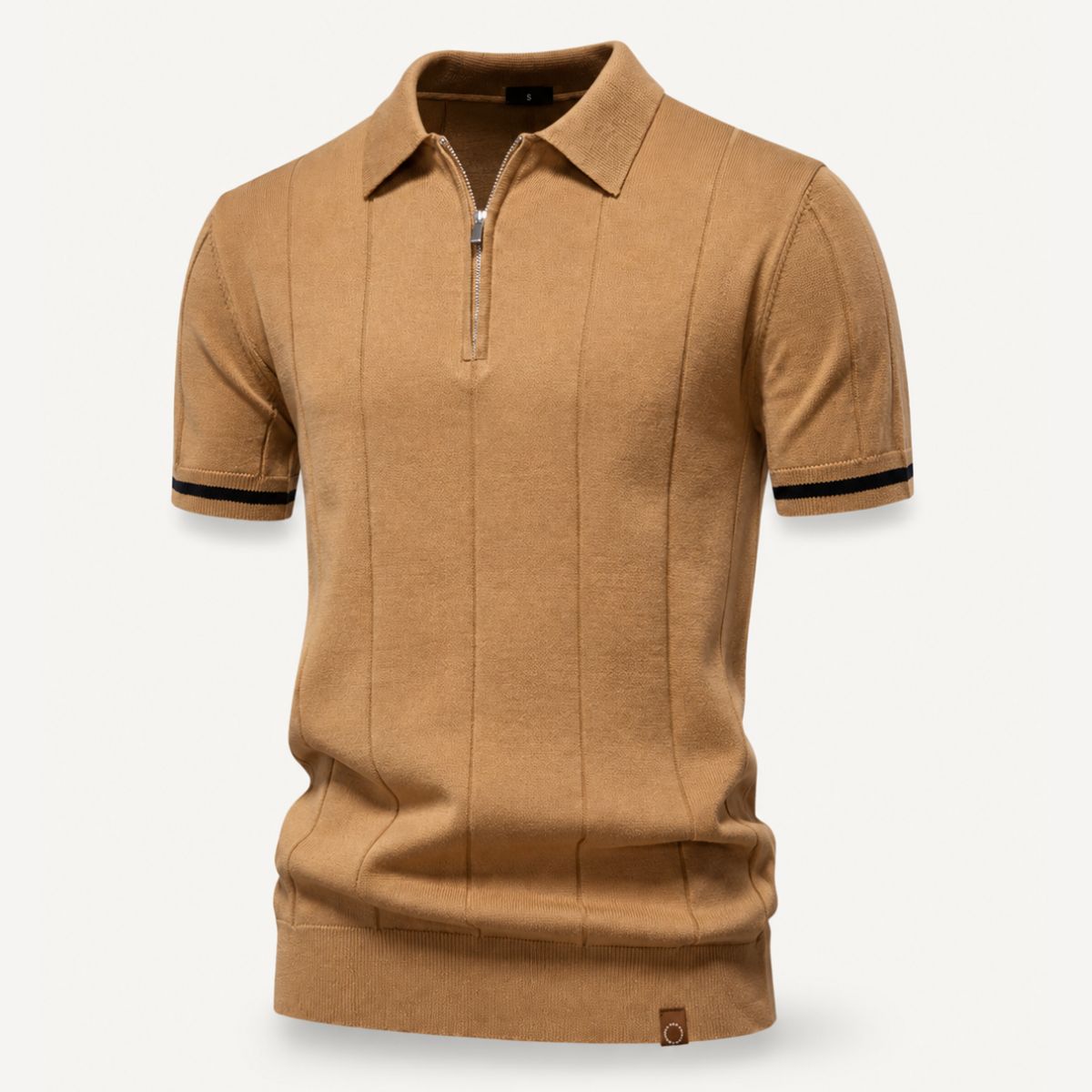 Hugo | Polo with Short Zip and Classic Collar