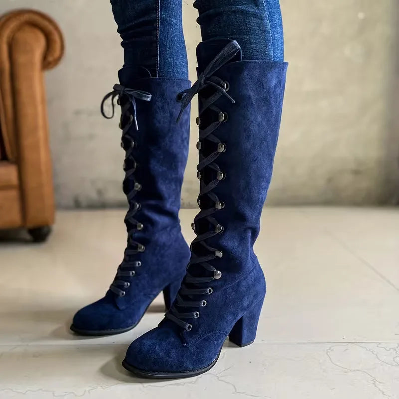 Ankle Boots with Block Heel