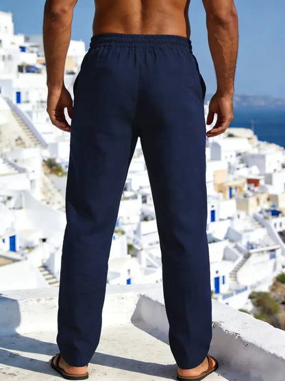 Chinos with Elastic Waist
