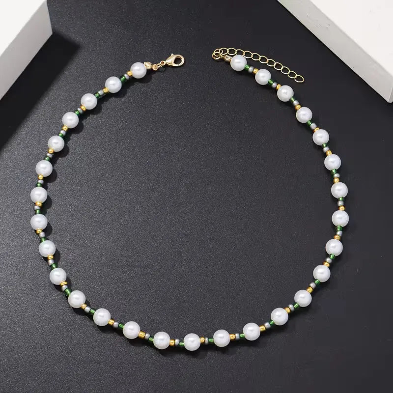 Necklaces with Imitation Pearls