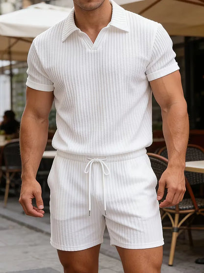 Summer Clothing Set with Polo