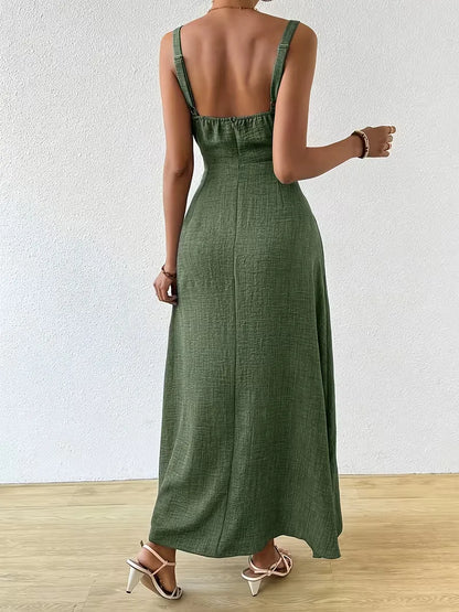 Wrap Dress with Spaghetti Straps