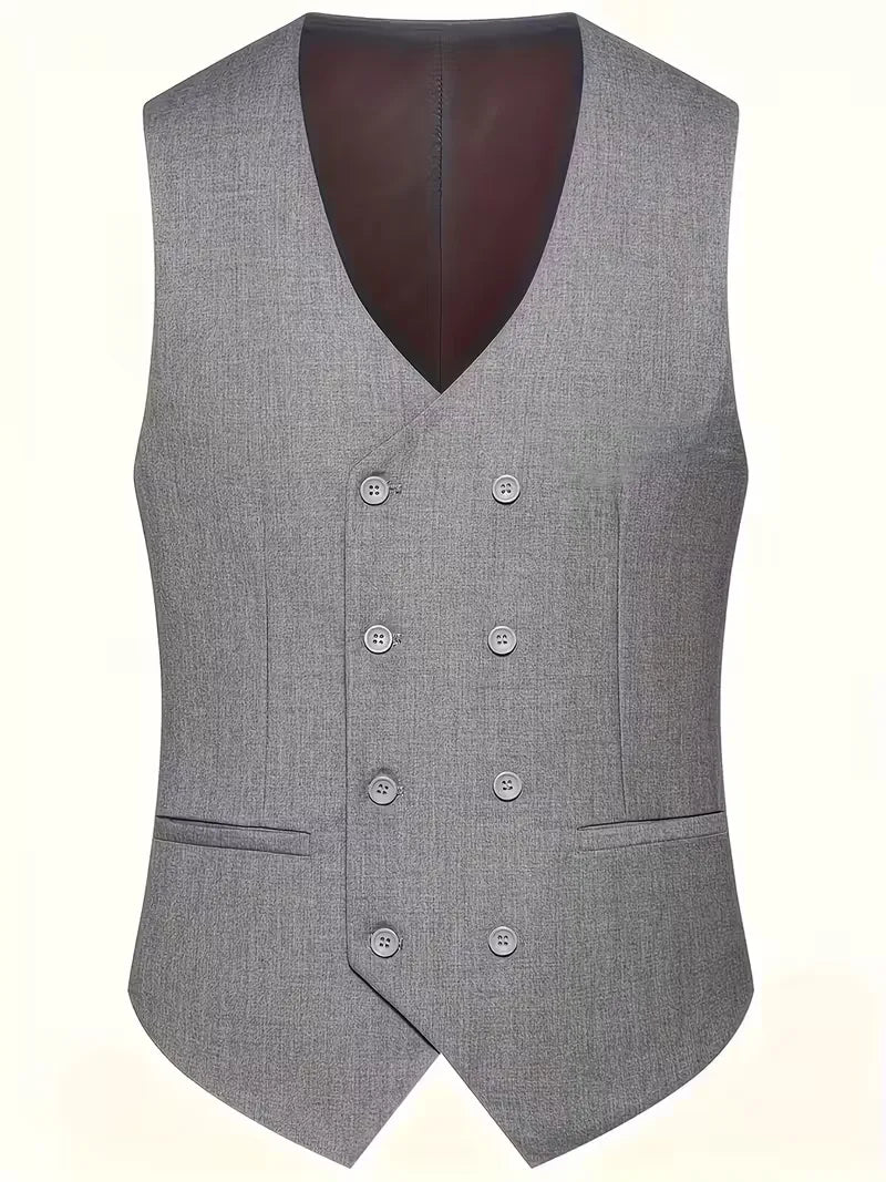 Three-piece suit with slim fit