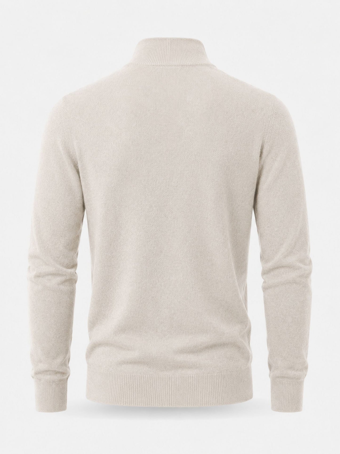 Hugo Merino Wool Men's V-Neck Jumper with Zip