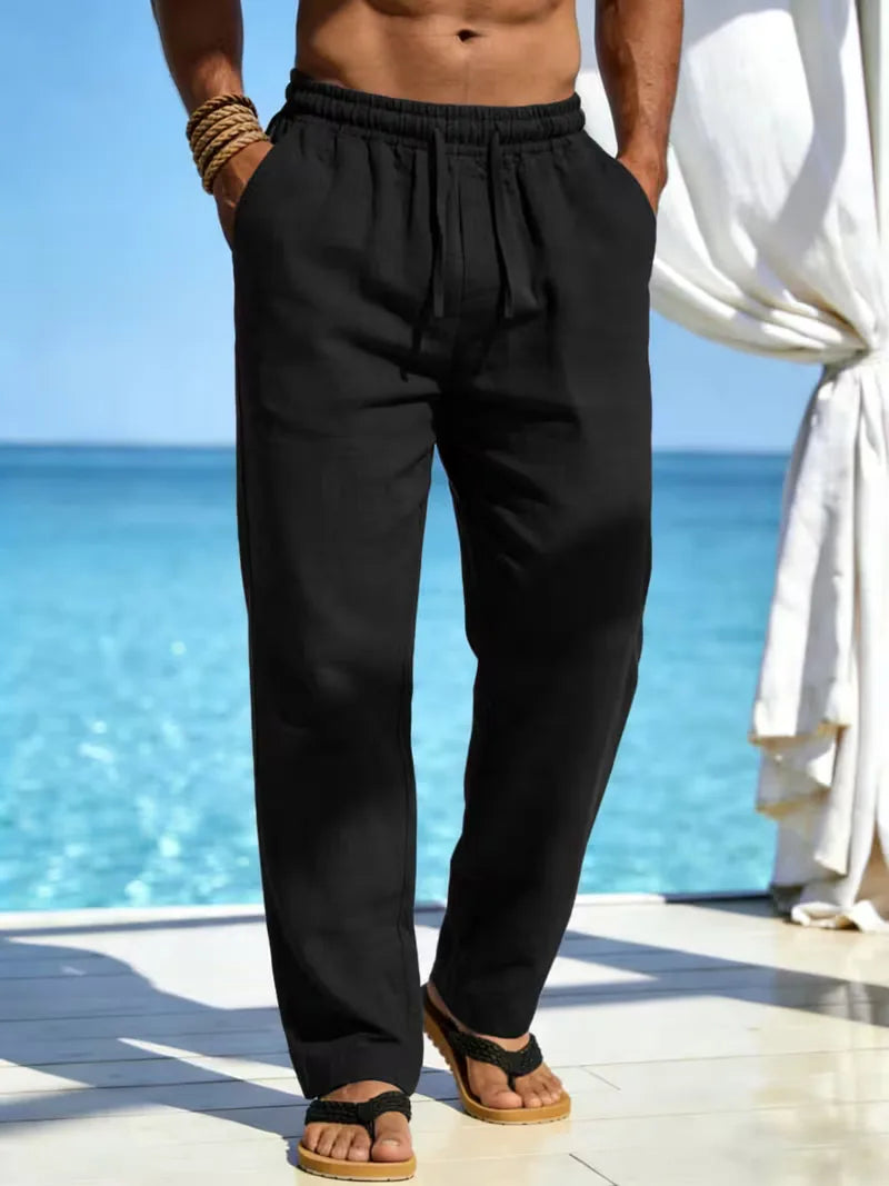 Chinos with Elastic Waist