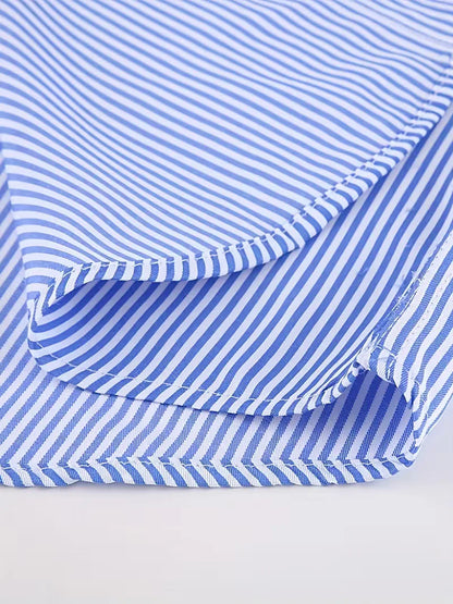 Smart shirt with mandarin collar