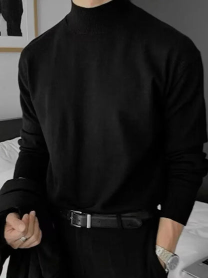 Black Turtle Neck Jumper