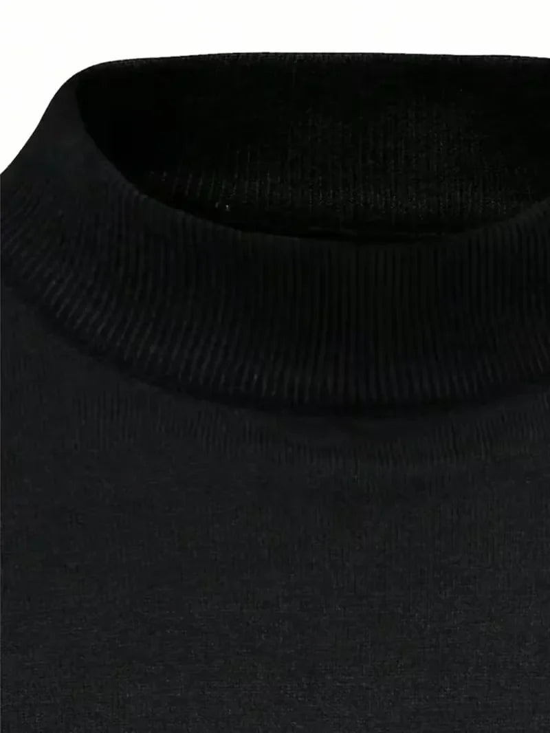 Black Turtle Neck Jumper