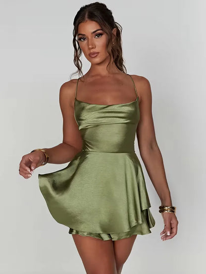 Party Dress with Spaghetti Straps