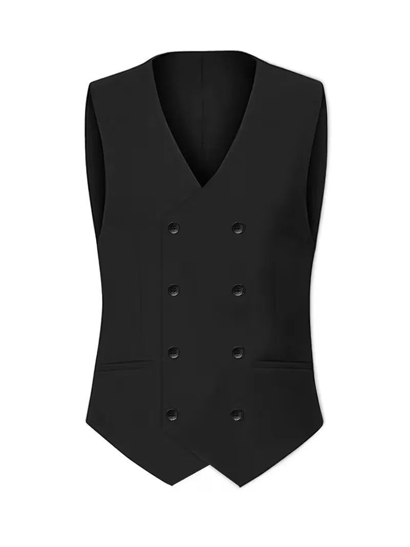 Three-piece suit with slim fit