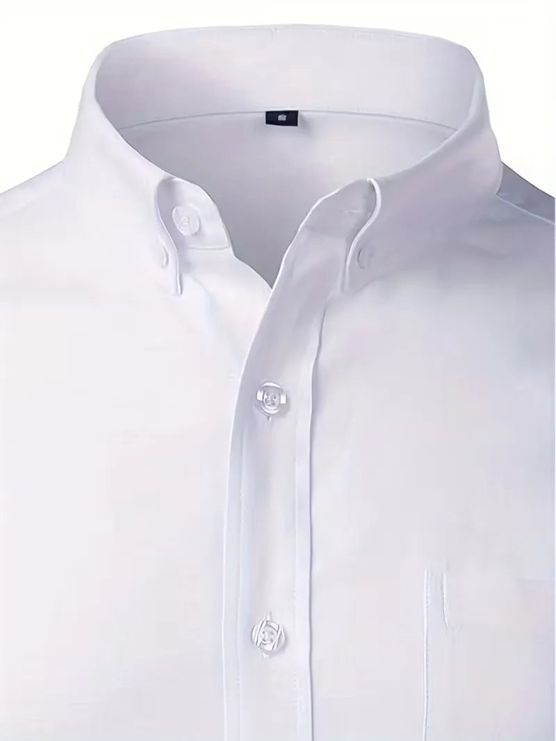 Casual shirt with mandarin collar