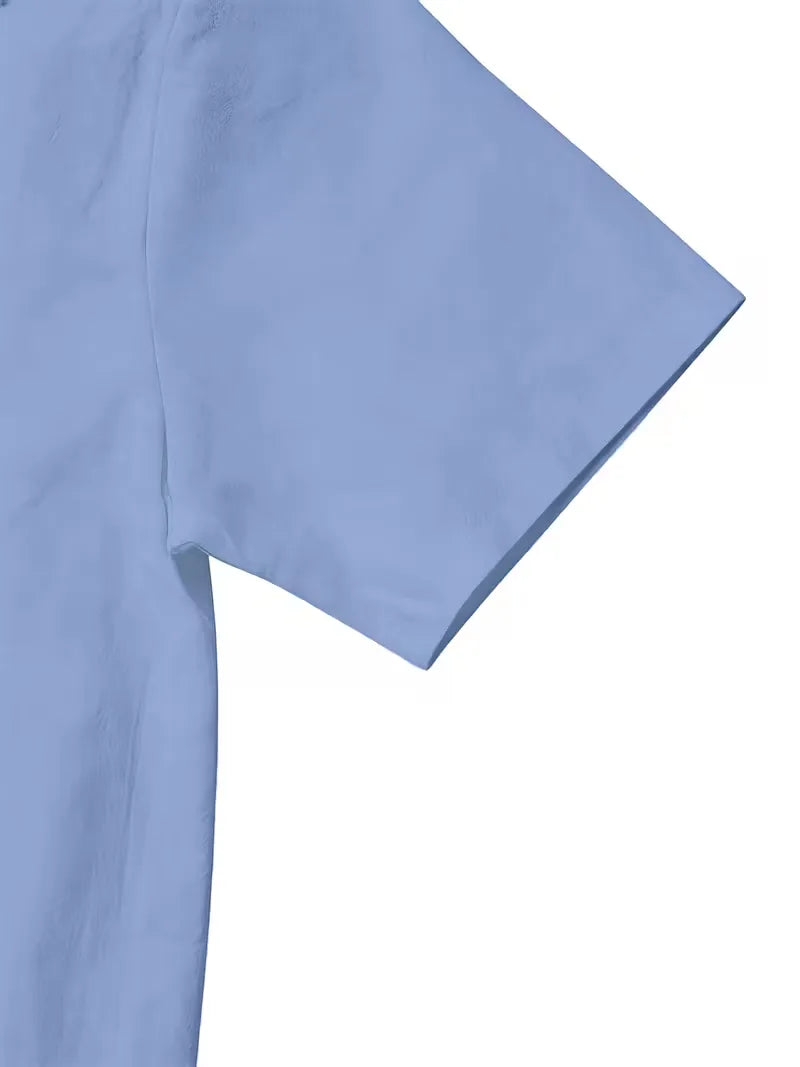 Summer Clothing Set with V-Neck