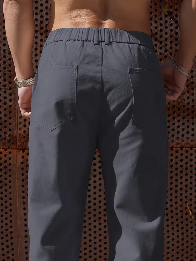 Trousers with Elastic Waistband