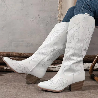 Cowboy Boots with Embroidery
