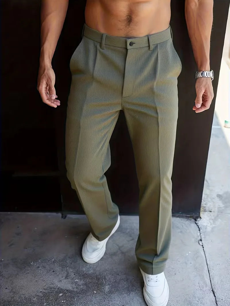 Straight Leg Trousers