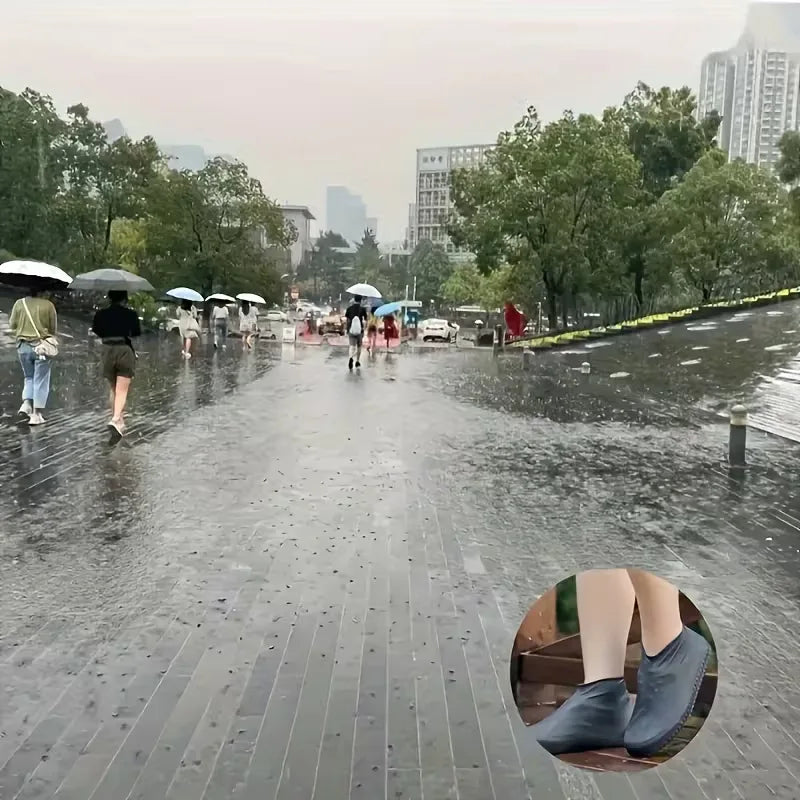 Waterproof and Slip-Resistant Shoe Covers