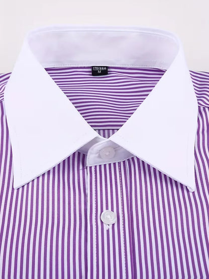 Smart shirt with mandarin collar
