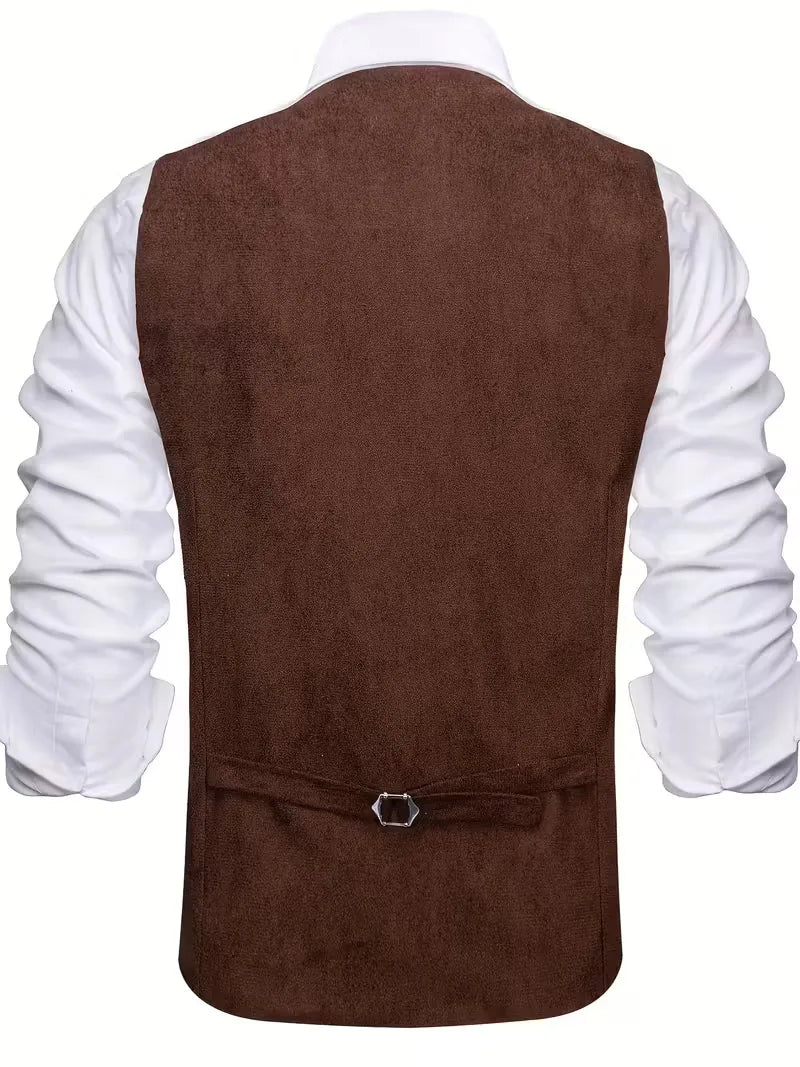 Waistcoat with V-neck and Buttons