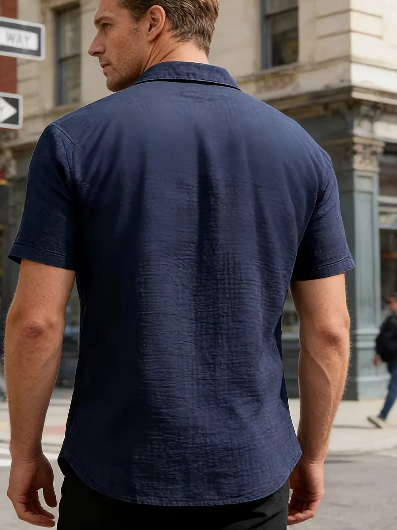 Short Sleeve Shirt with Chest Pockets