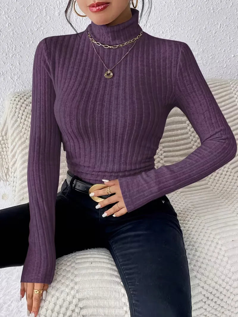 Turtle Neck Jumper with Long Sleeves