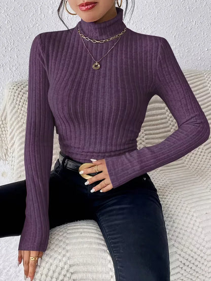 Turtle Neck Jumper with Long Sleeves