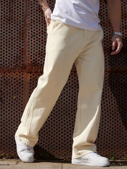 Trousers with Elastic Waistband