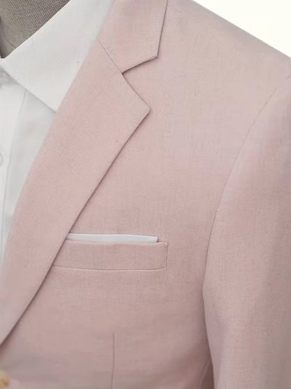 Blazer with V-neck and buttons