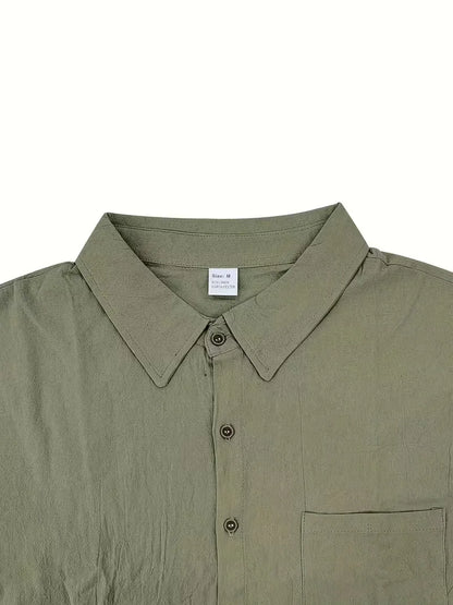 Short Sleeve Shirt with Chest Pocket