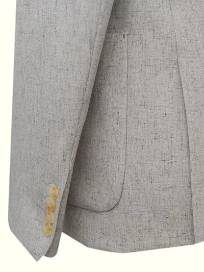 Linen Blazer Slim Fit
