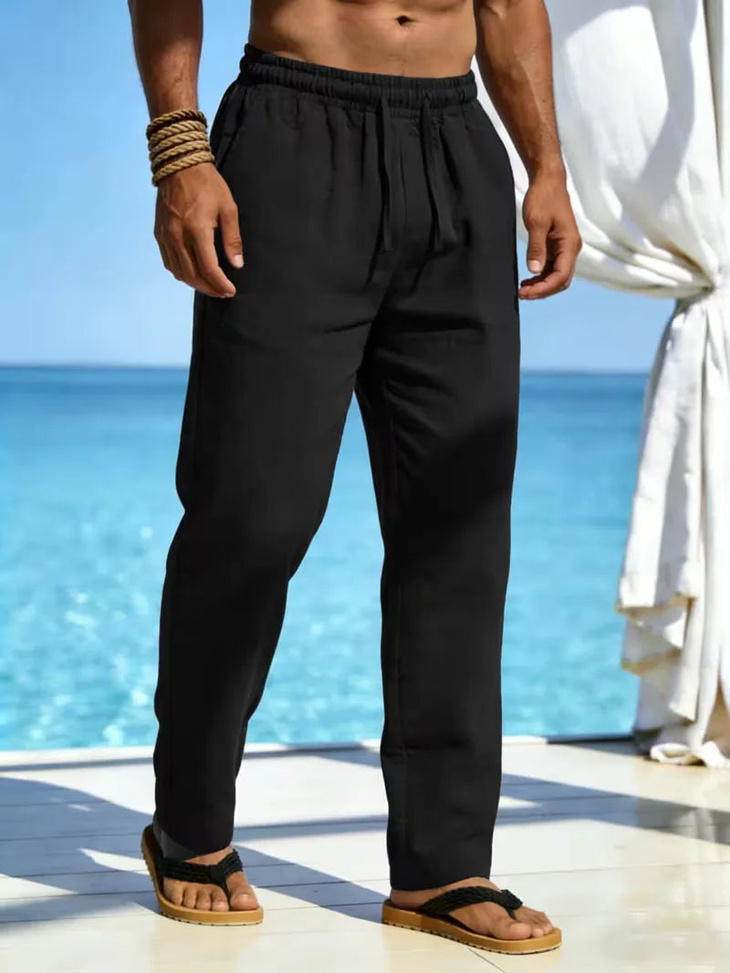 Chinos with Elastic Waist
