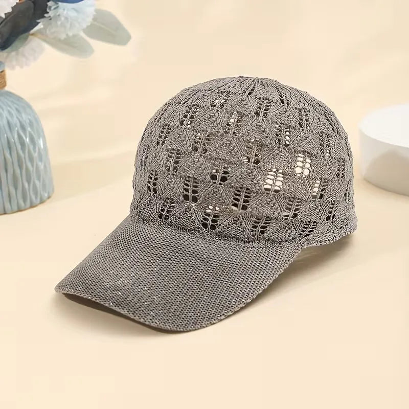 Cap with mesh design