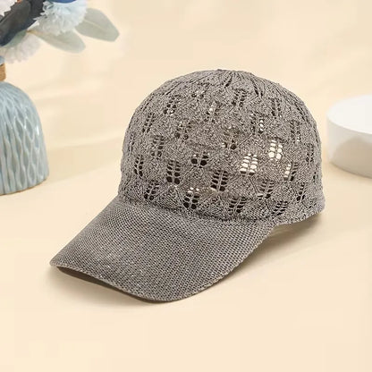 Cap with mesh design