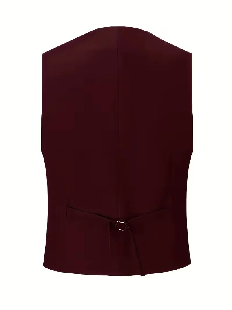 Three-piece suit with slim fit
