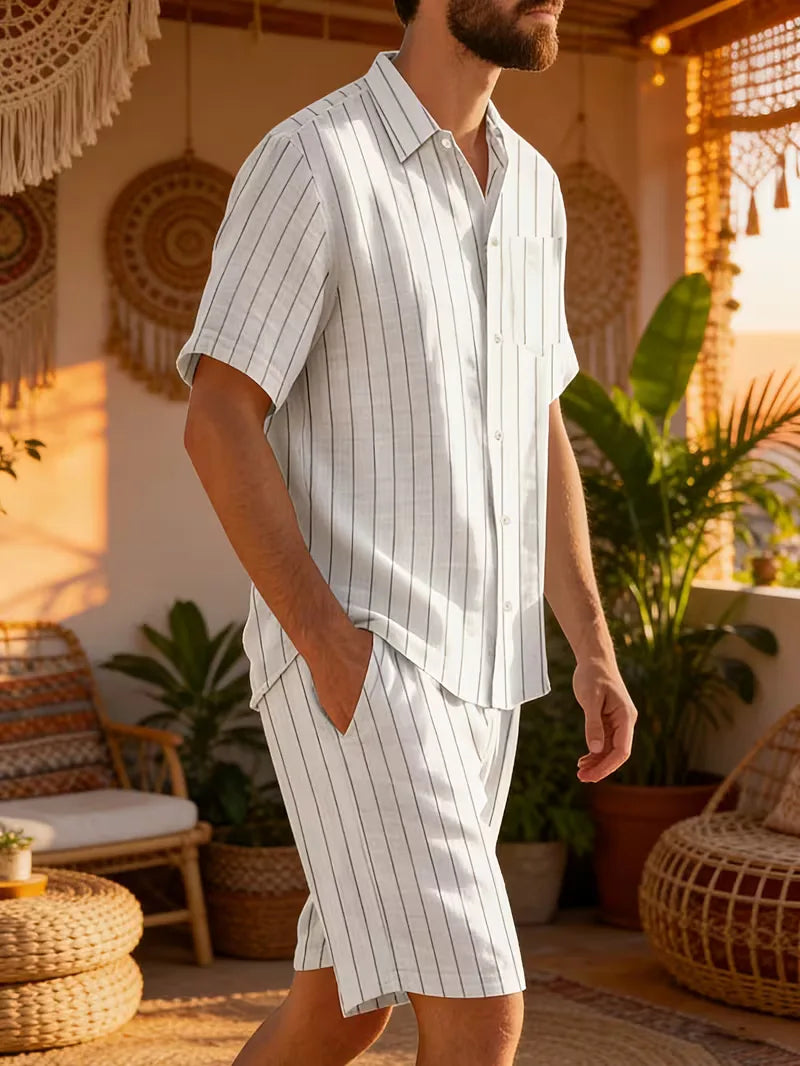 Men's Summer Outfit with Short Sleeves