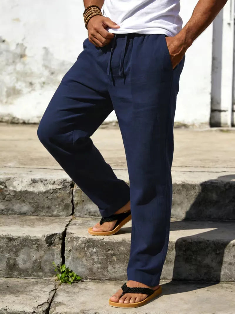 Chinos with Elastic Waist