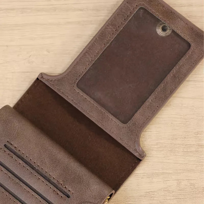 Zipper and Button Card Holder