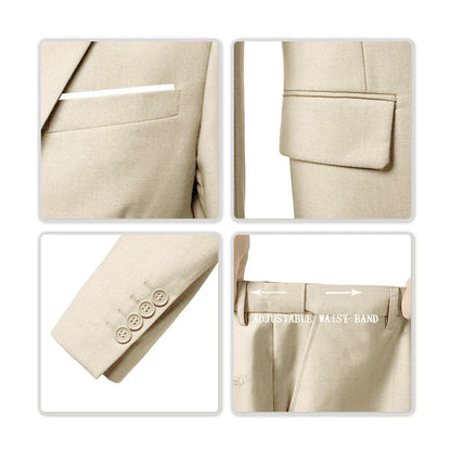 3-Piece Set for Men | Business Blazer | Waistcoat | Trousers