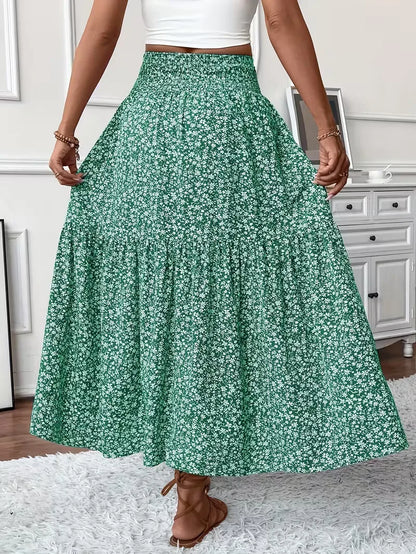 A-line Skirt with Smock Waistband