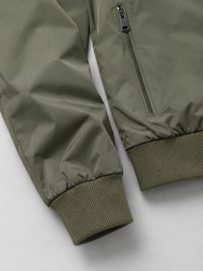 Hugo | Bomber Jacket with Stand-Up Collar and Zip Closure