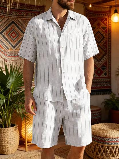 Men's Summer Outfit with Short Sleeves