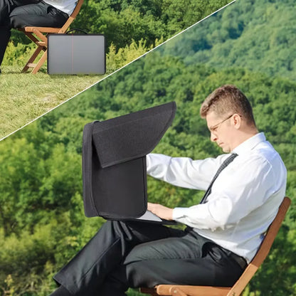 Laptop bag with sunshade