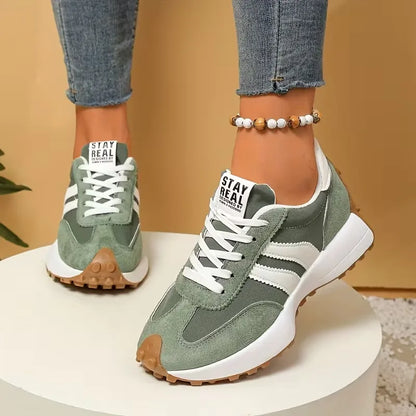 Platform sneakers with thick sole