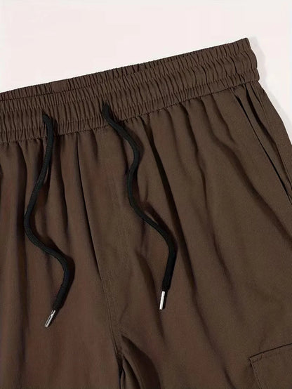 Cargo trousers with flap pockets
