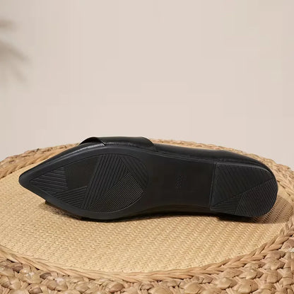 Ballet flats with pointed toe