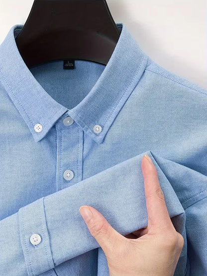 Casual shirt with mandarin collar