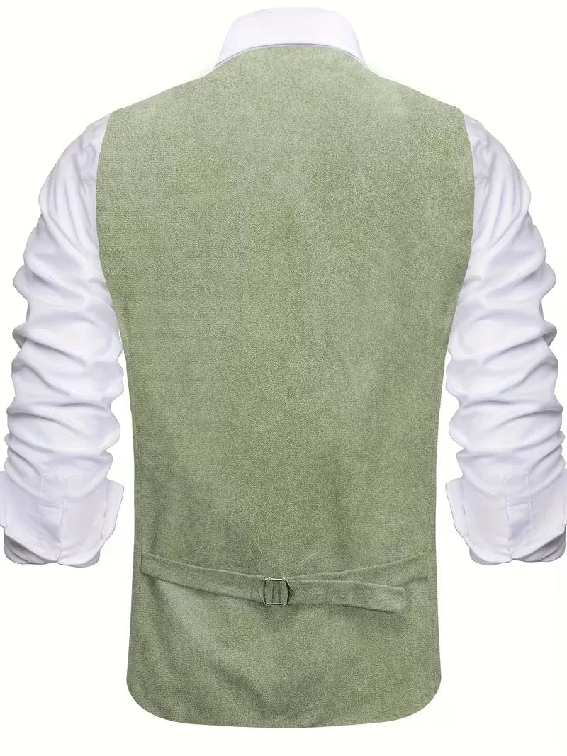 Waistcoat with V-neck and Buttons