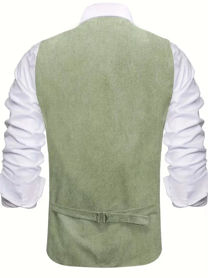 Waistcoat with V-neck and Buttons
