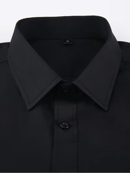 Smart shirt with mandarin collar
