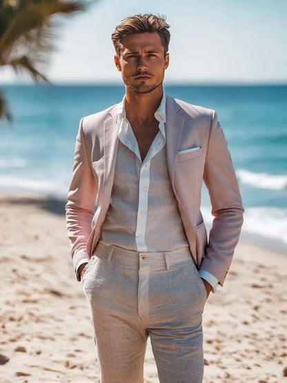 Linen Blazer Slim Fit